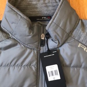 ralph lauren paneled stretch wool jacket